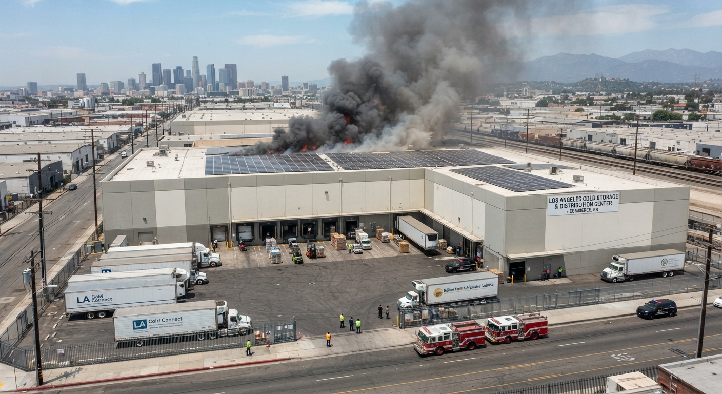 Cold Storage Capacity Crisis: Why LA’s Warehouse Fire Exposed a $26B Supply Chain Vulnerability