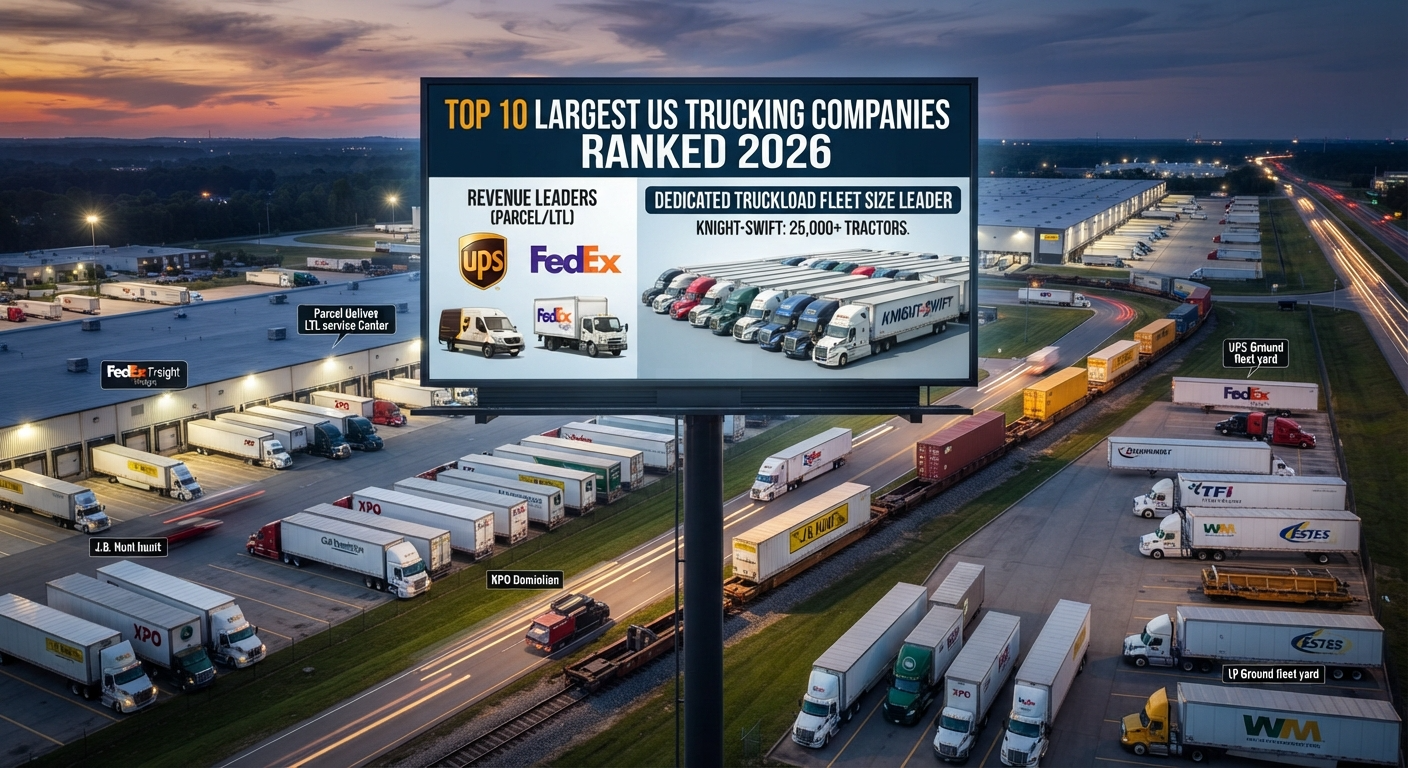 Top 10 Largest US Trucking Companies